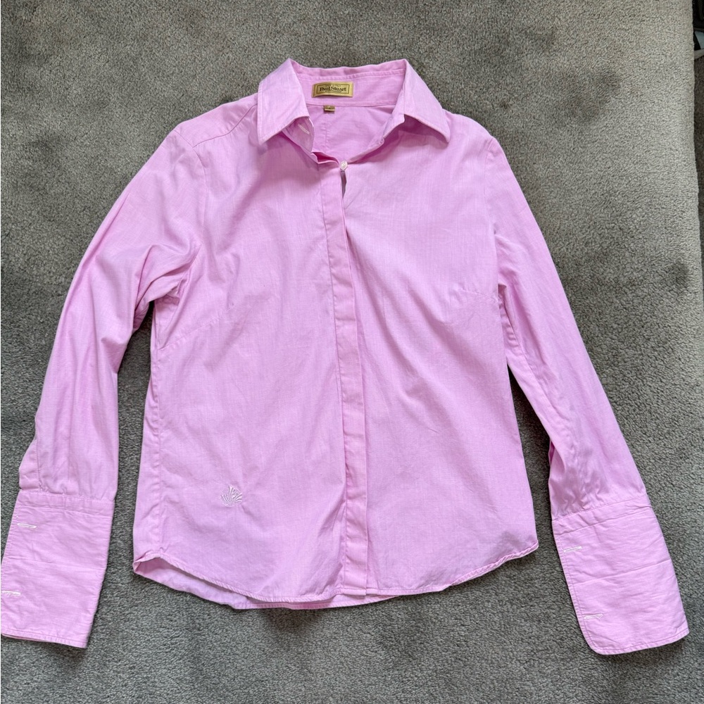 Paul Stuart Made In Italy‎ Pastel Pink Button-Down Shirt